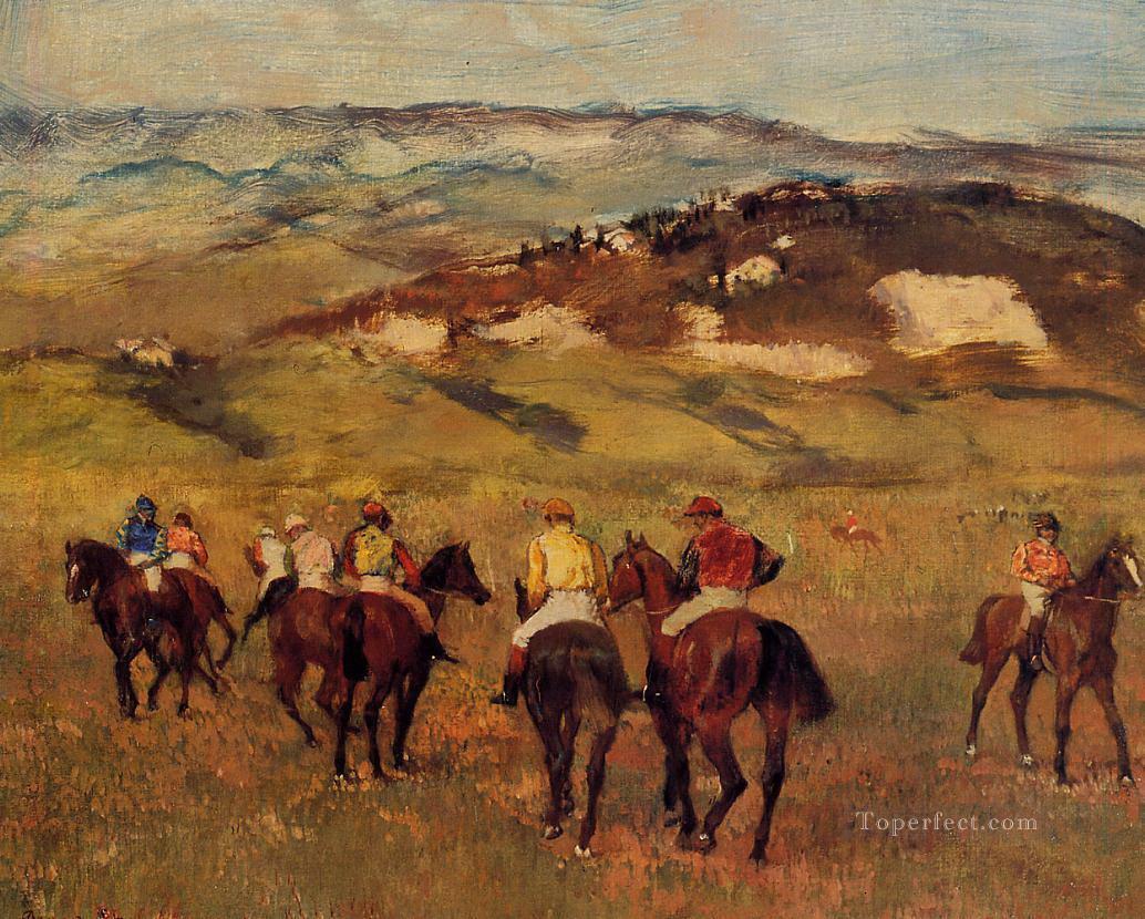 競走馬 1884年 エドガー・ドガ油絵